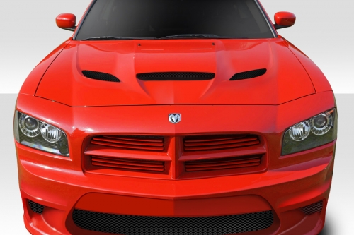 Duraflex Hellcat Style Hood 06-10 Dodge Charger - Click Image to Close